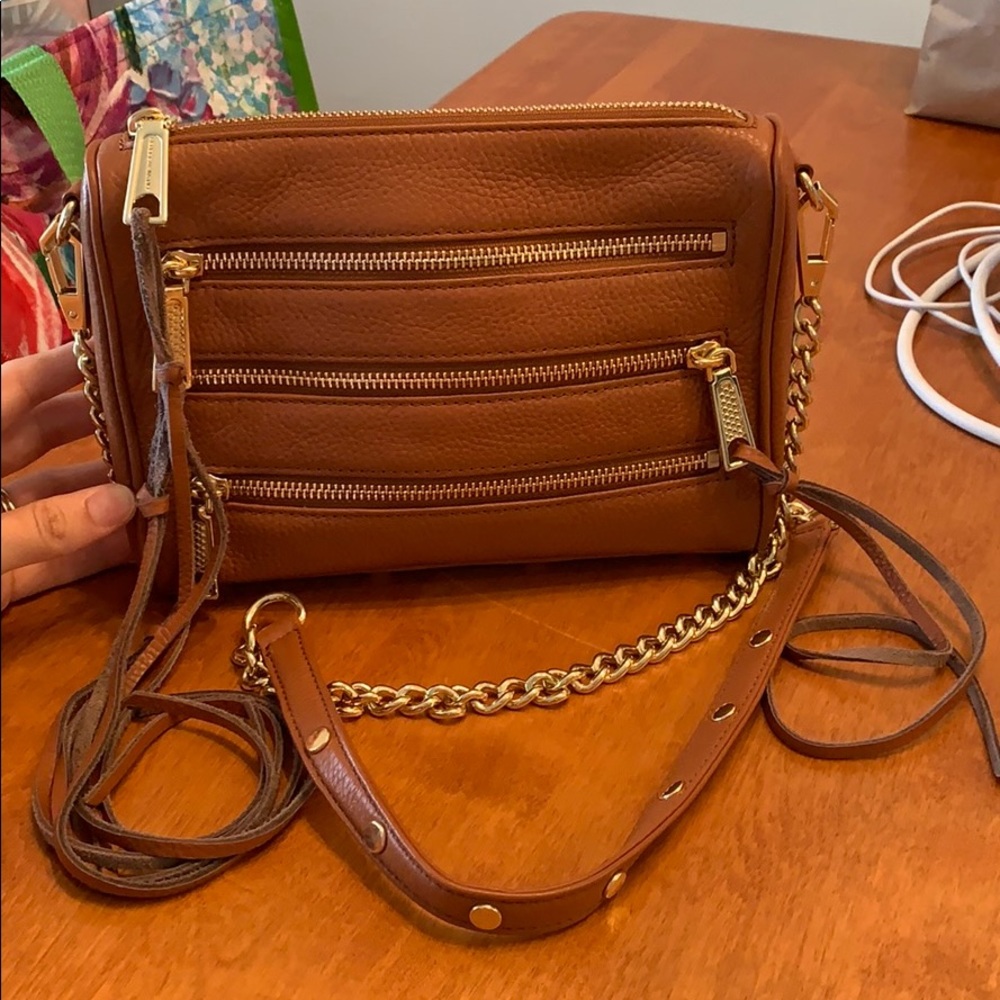 NWOT Rebecca Minokoff 5 zipper crossbody